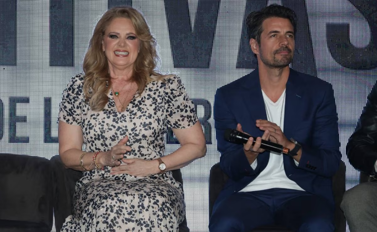 Erika Buenfil defiende a Eduardo Yáñez tras incidente con reportera: «si ya conocen el perro para qué le patean la reja»