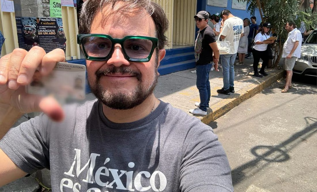 Aleks Syntek pide reconocer el trabajo de los funcionarios de casilla: «hay que darles las gracias»