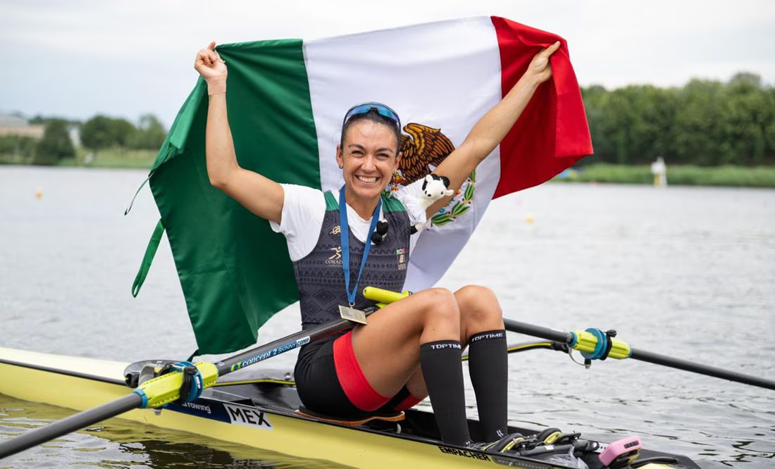 La mexicana Kenia Lechuga conquista la medalla de bronce en la Copa del Mundo de Remo
