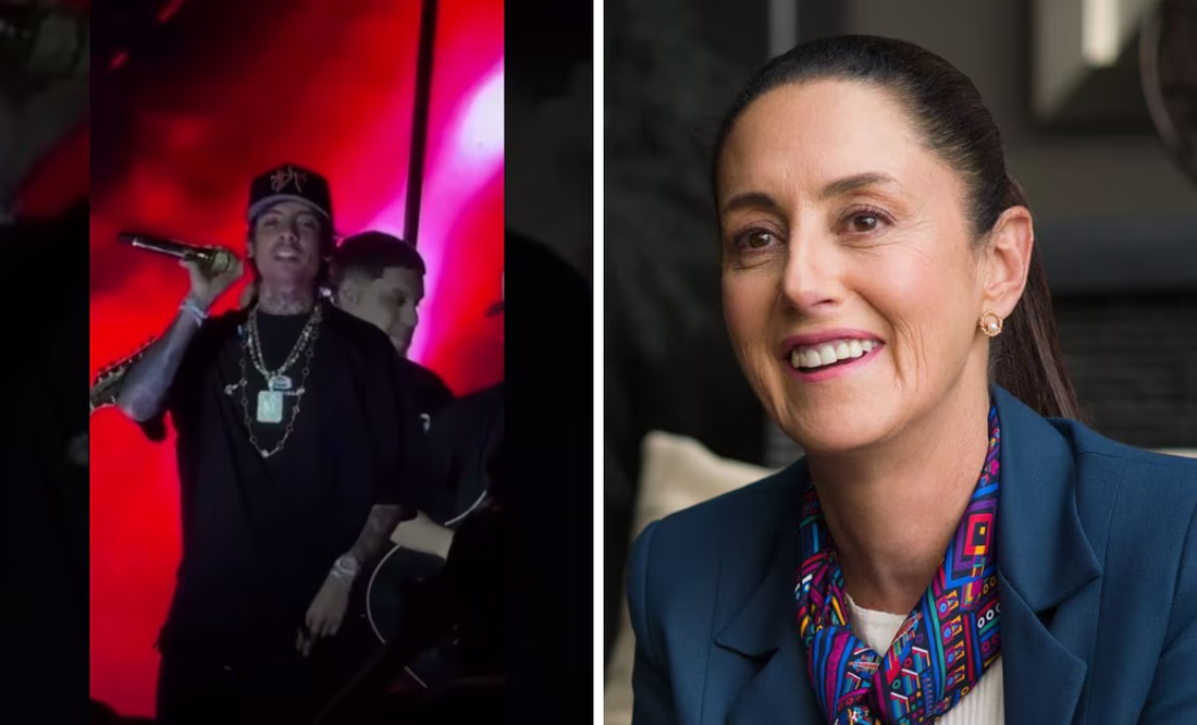 VIDEO: Natanael Cano muestra apoyo a Claudia Sheinbaum, virtual presidenta de México, en concierto en Monclova