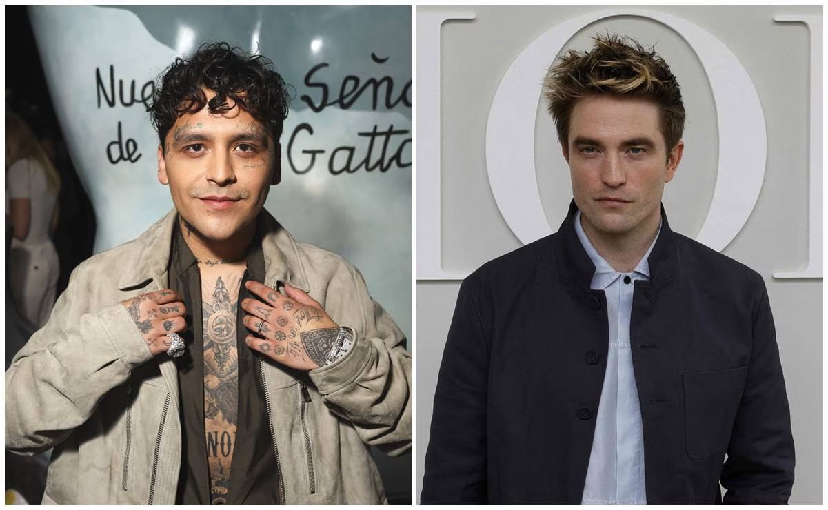 Christian Nodal se luce como «modelo» en París junto a Robert Pattinson, Bad Bunny y Maluma