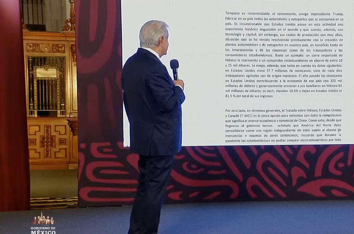 Aclara AMLO a Trump que sigue al mando