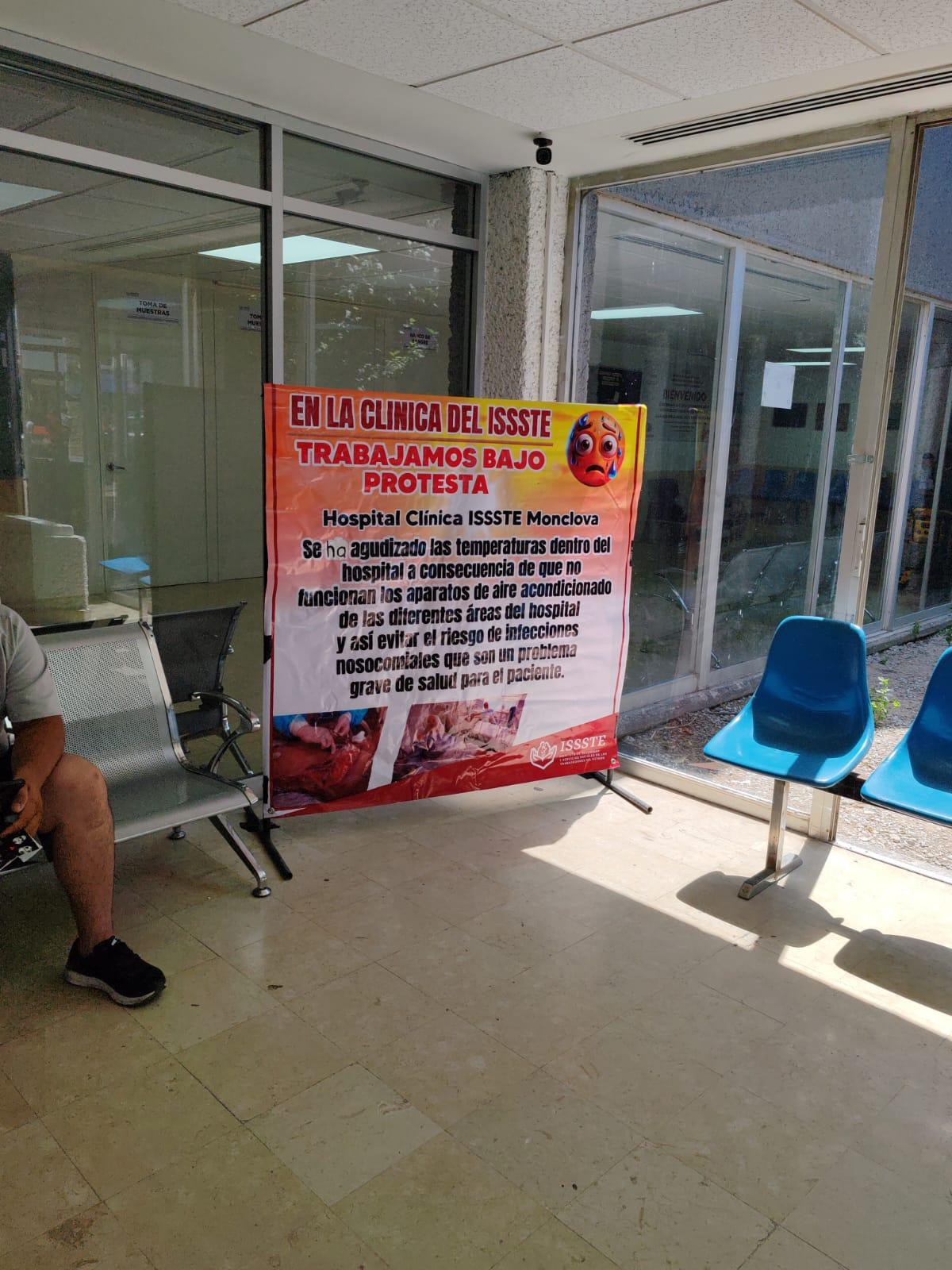 Sigue Clínica ISSSTE sin aire acondicionado