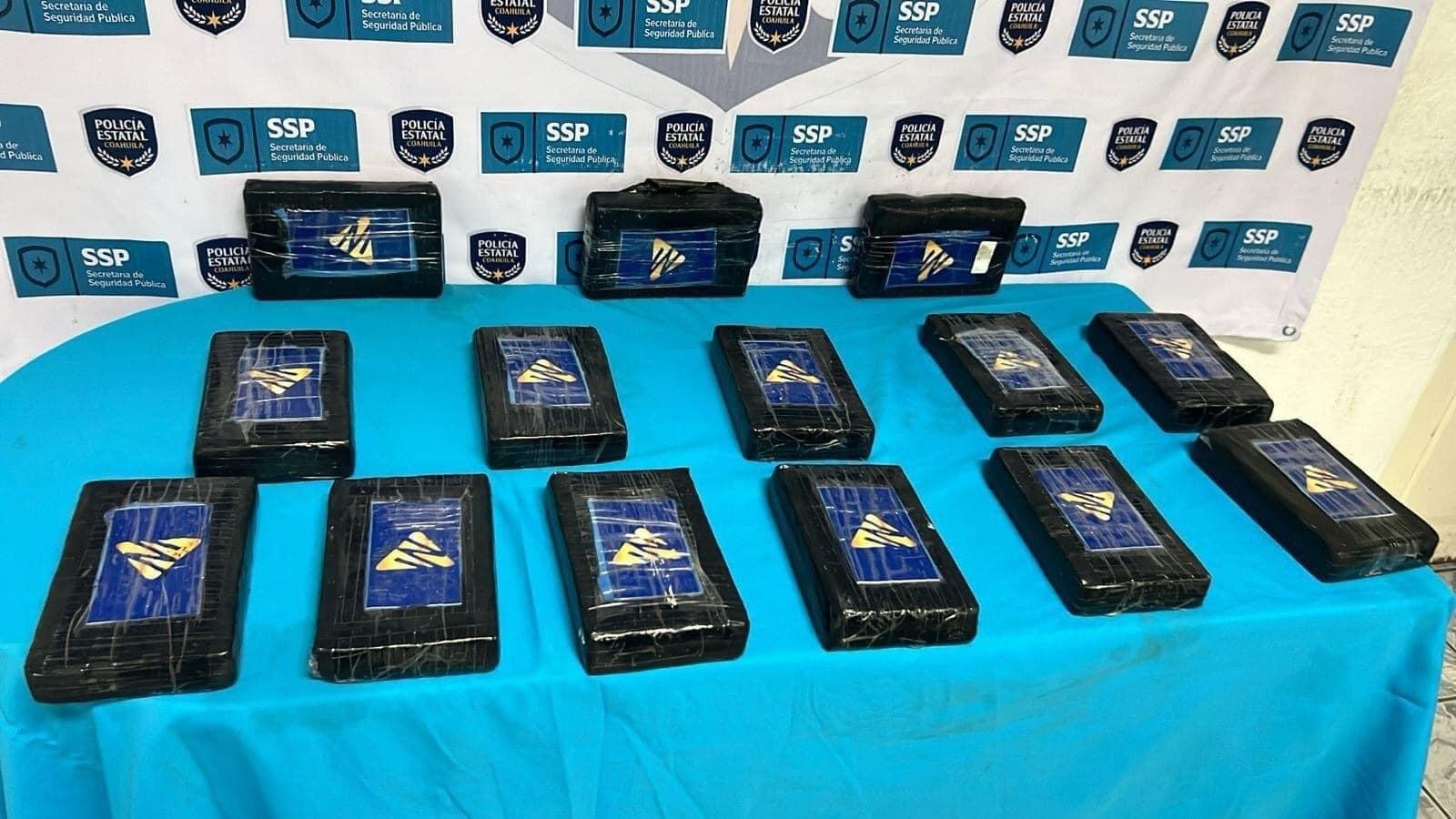 Aseguran PCC 14 kilos de coca pura