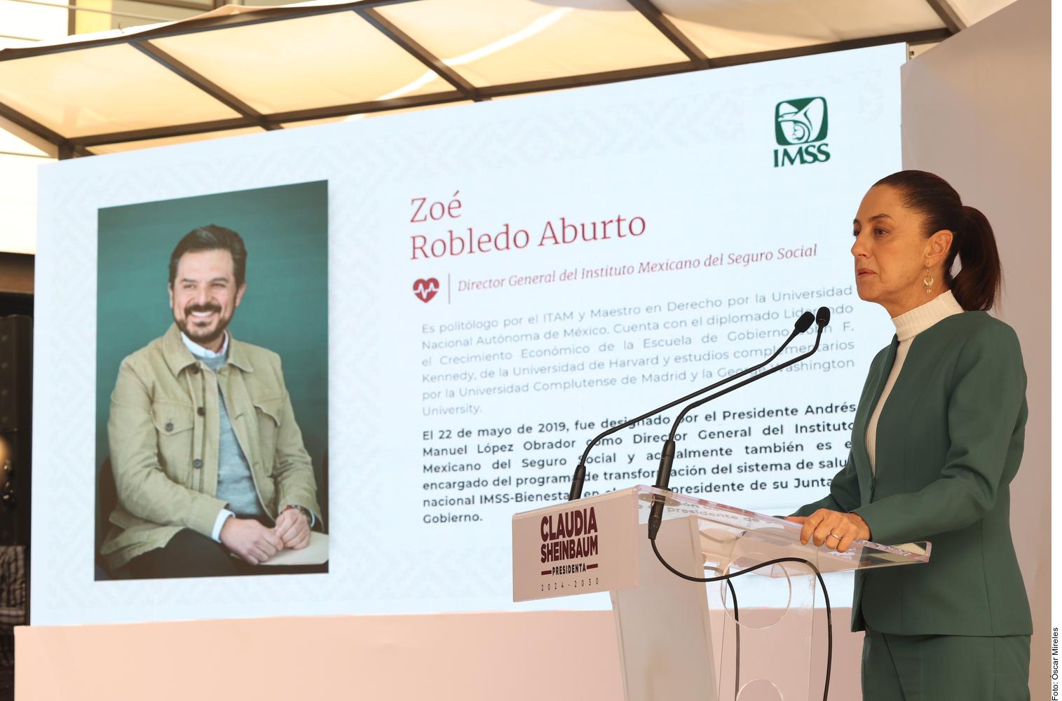 Repite en cargo titular de IMSS