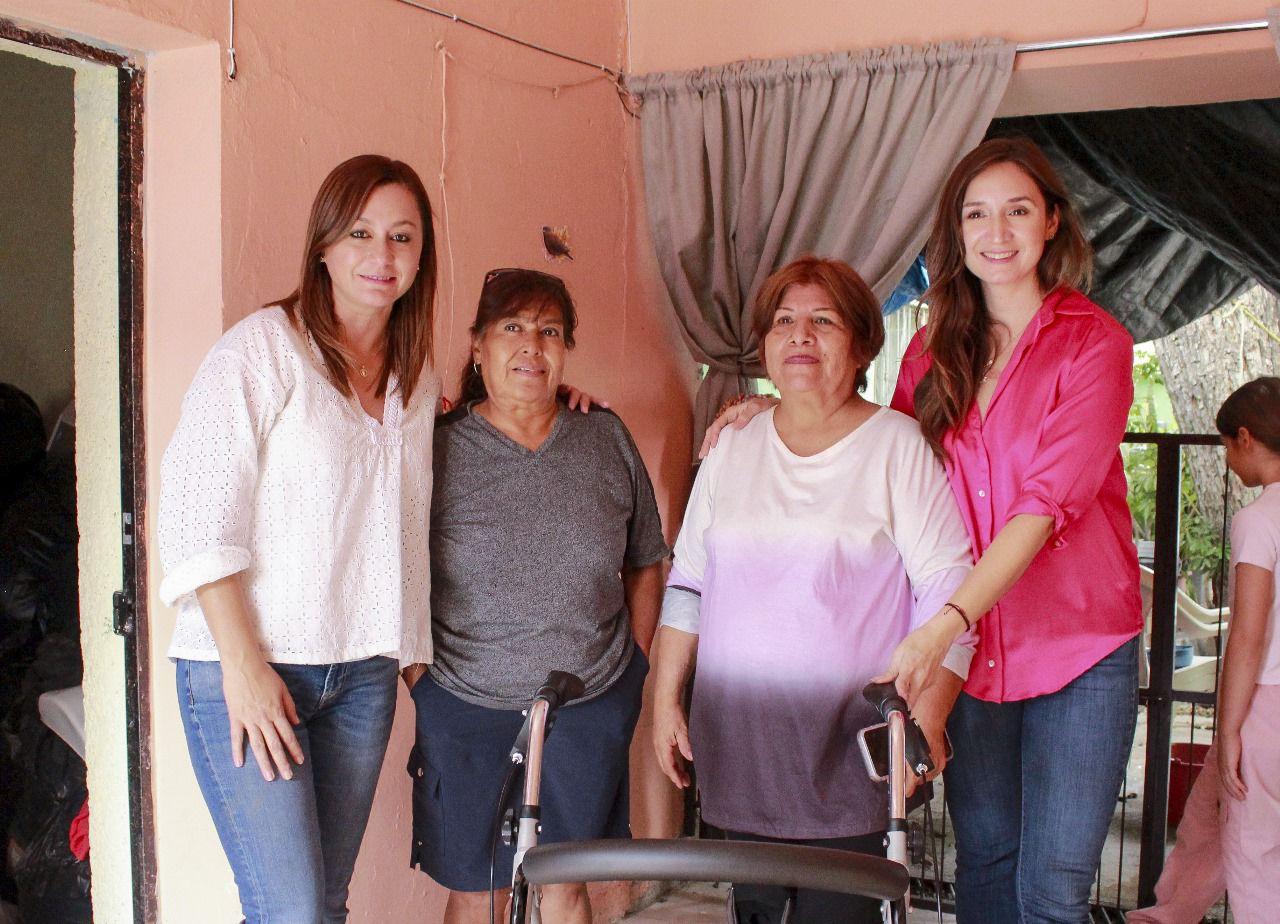Entrega Edna Dávalos apoyos a discapacitados