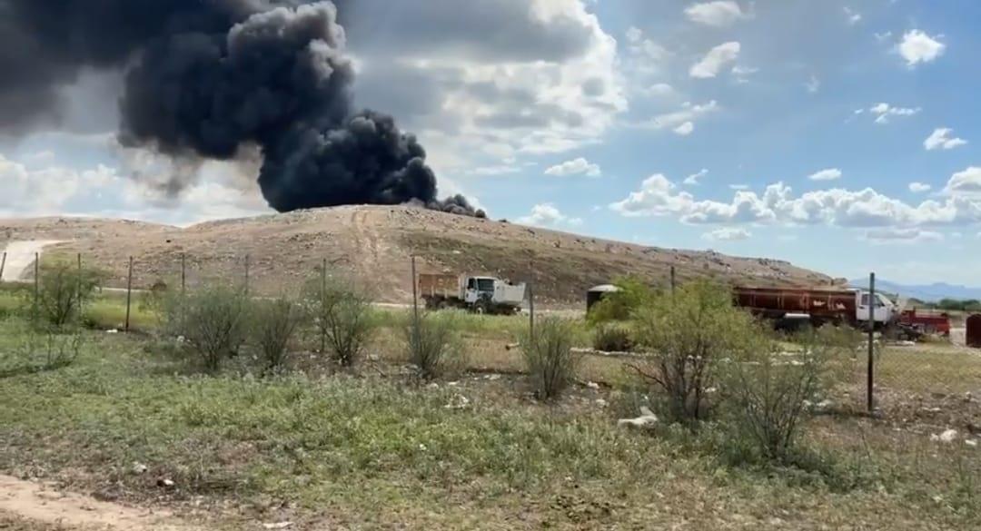 INCENDIO OTRA VEZ EN EL RELLENO SANITARIO