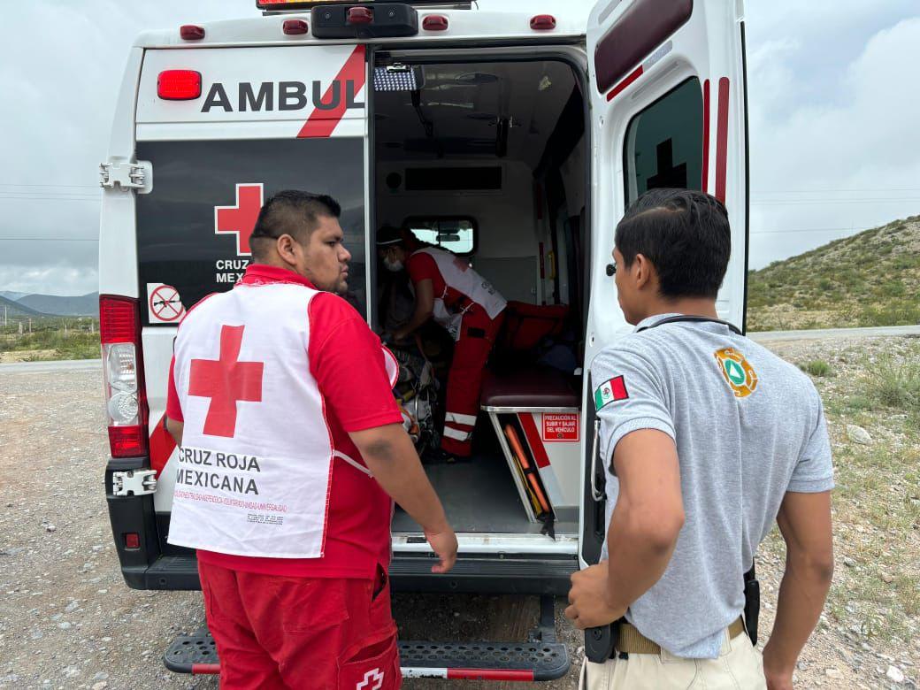 Accidente en moto deja un lesionado