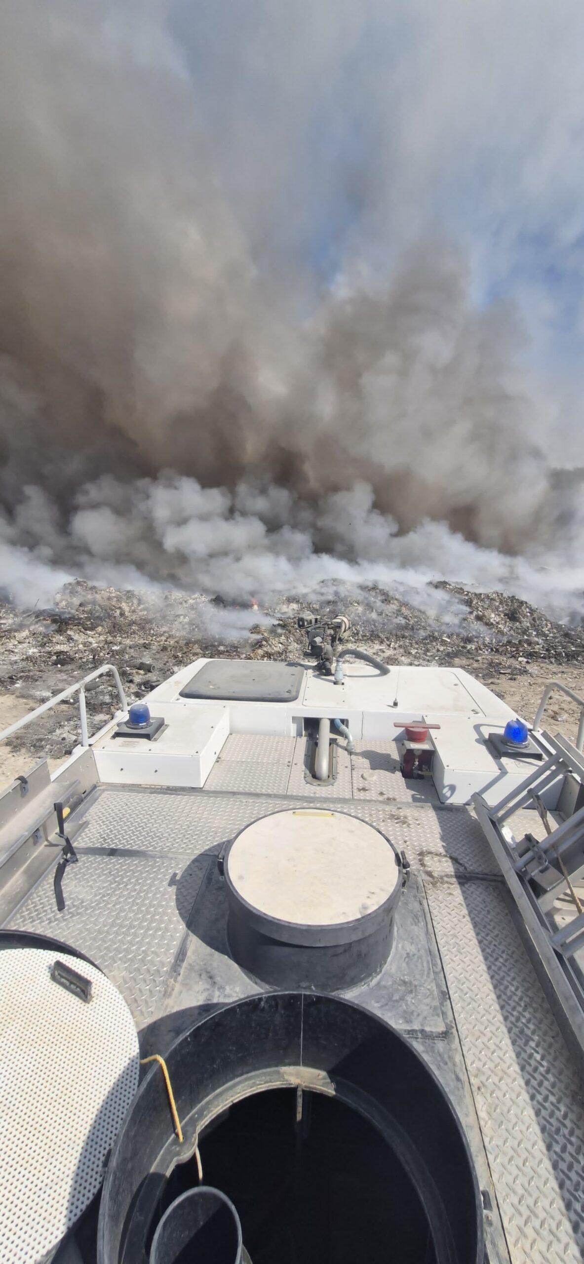 Avanzan 50% en control de incendio