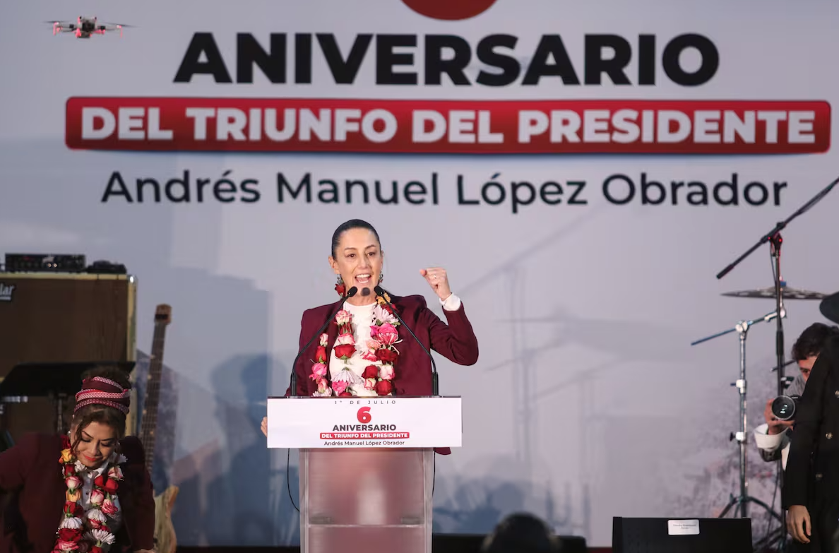 NO “PINTARÁ SU RAYA” SHEINBAUM CON AMLO