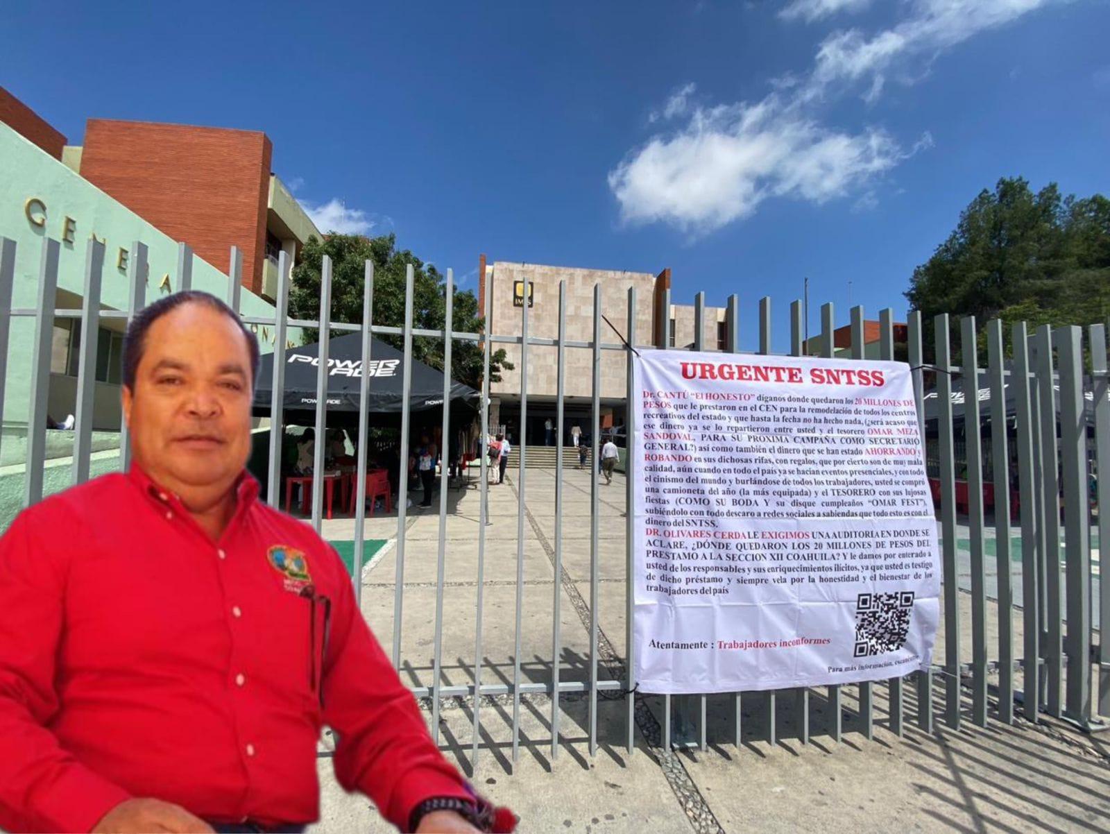 Acusan desvío de recursos por parte de líder del IMSS
