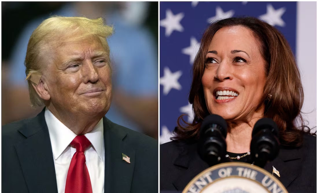 Trump se dice «absolutamente» preparado para debatir con Kamala Harris