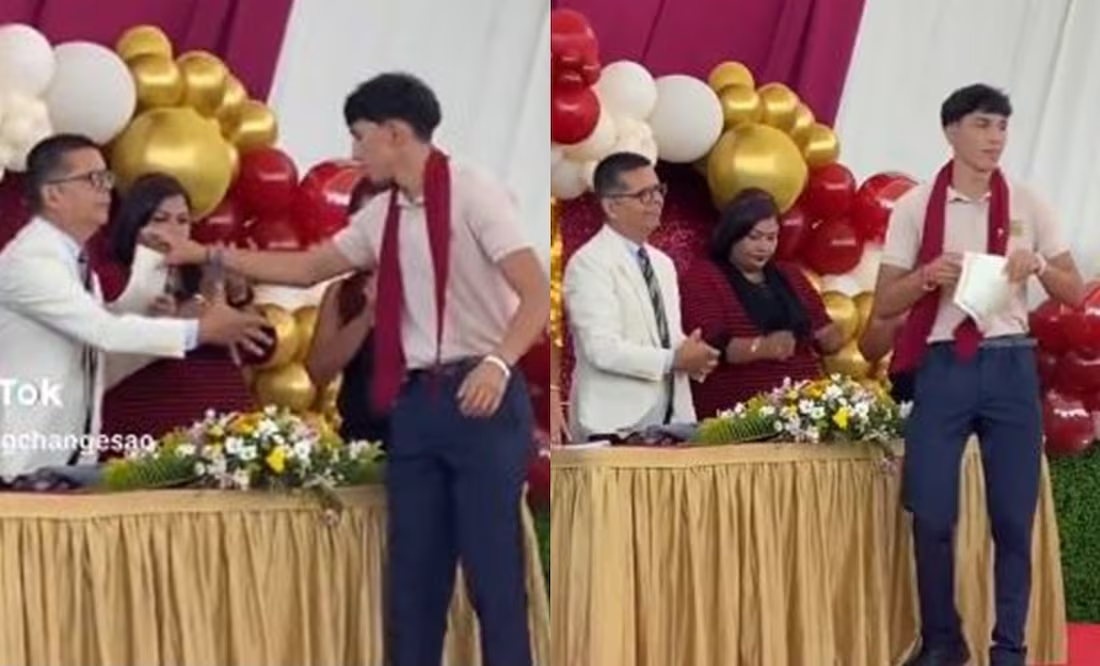TikTok: Joven arremete contra su director por dejar a su padre afuera de su graduación