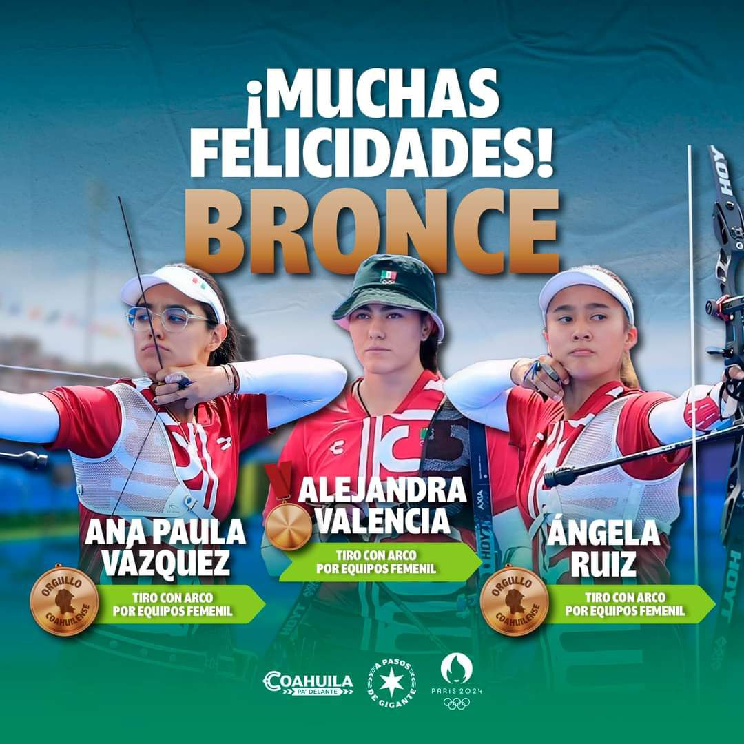 Con Ana Paula y Angela Coahuila brilla en Paris 2024: Manolo.