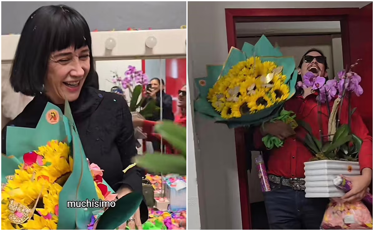 «El Patrón» regala flores a Susana Zabaleta tras ser enviadas por Ricardo Pérez