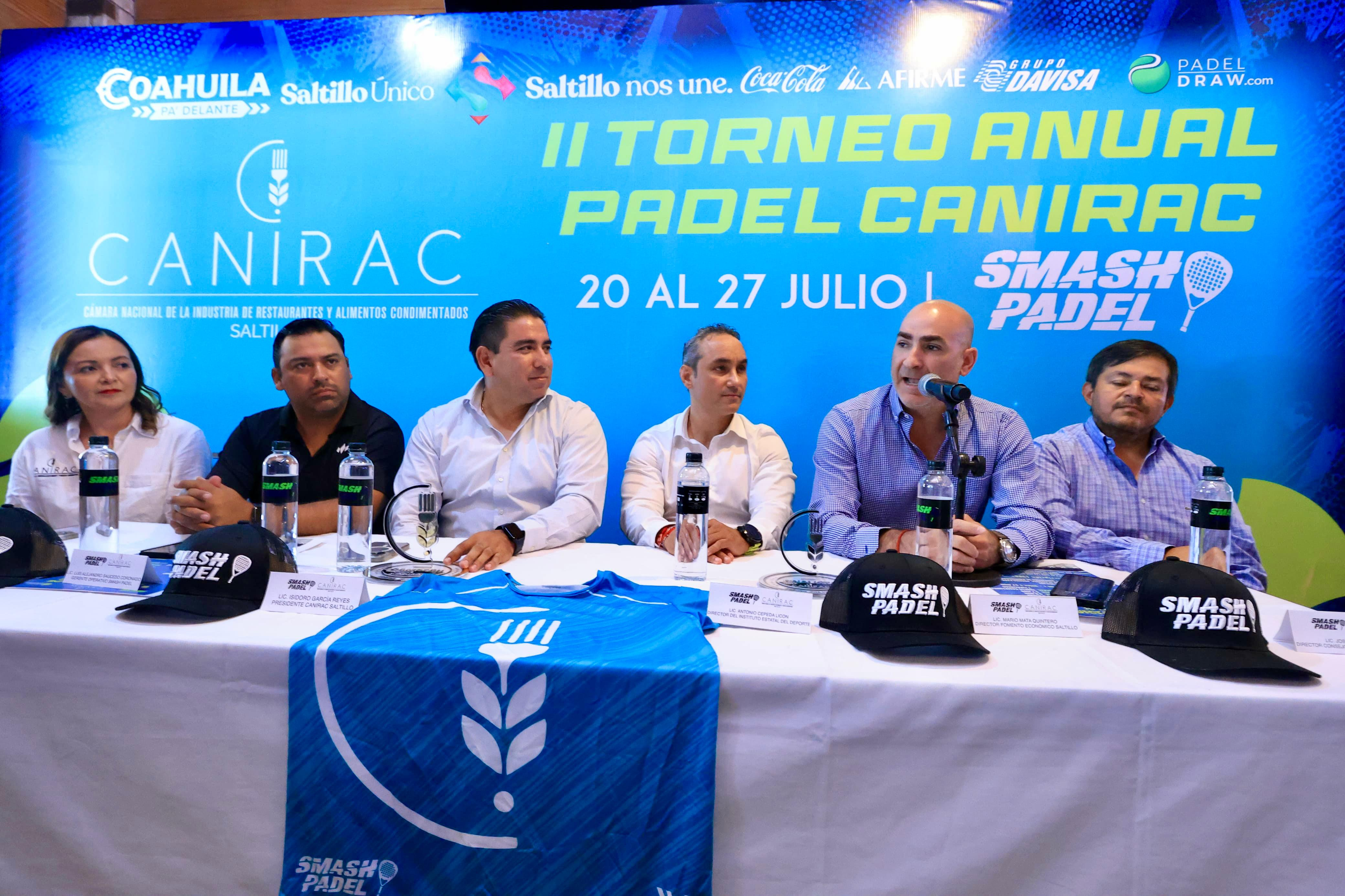 Invitan Municipio, Estado y Canirac a II Torneo Anual de Pádel