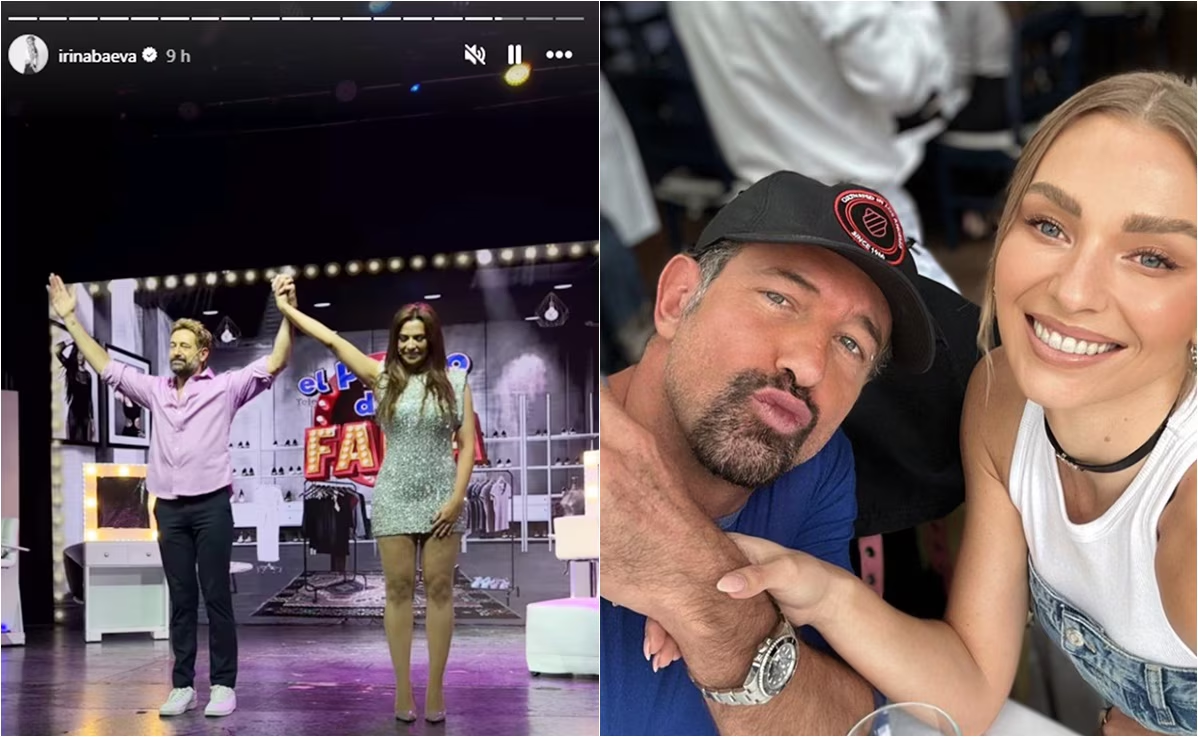 Gabriel Soto no la ha visto debutar en «Aventurera», pero Irina Baeva sí va a verlo a su obra