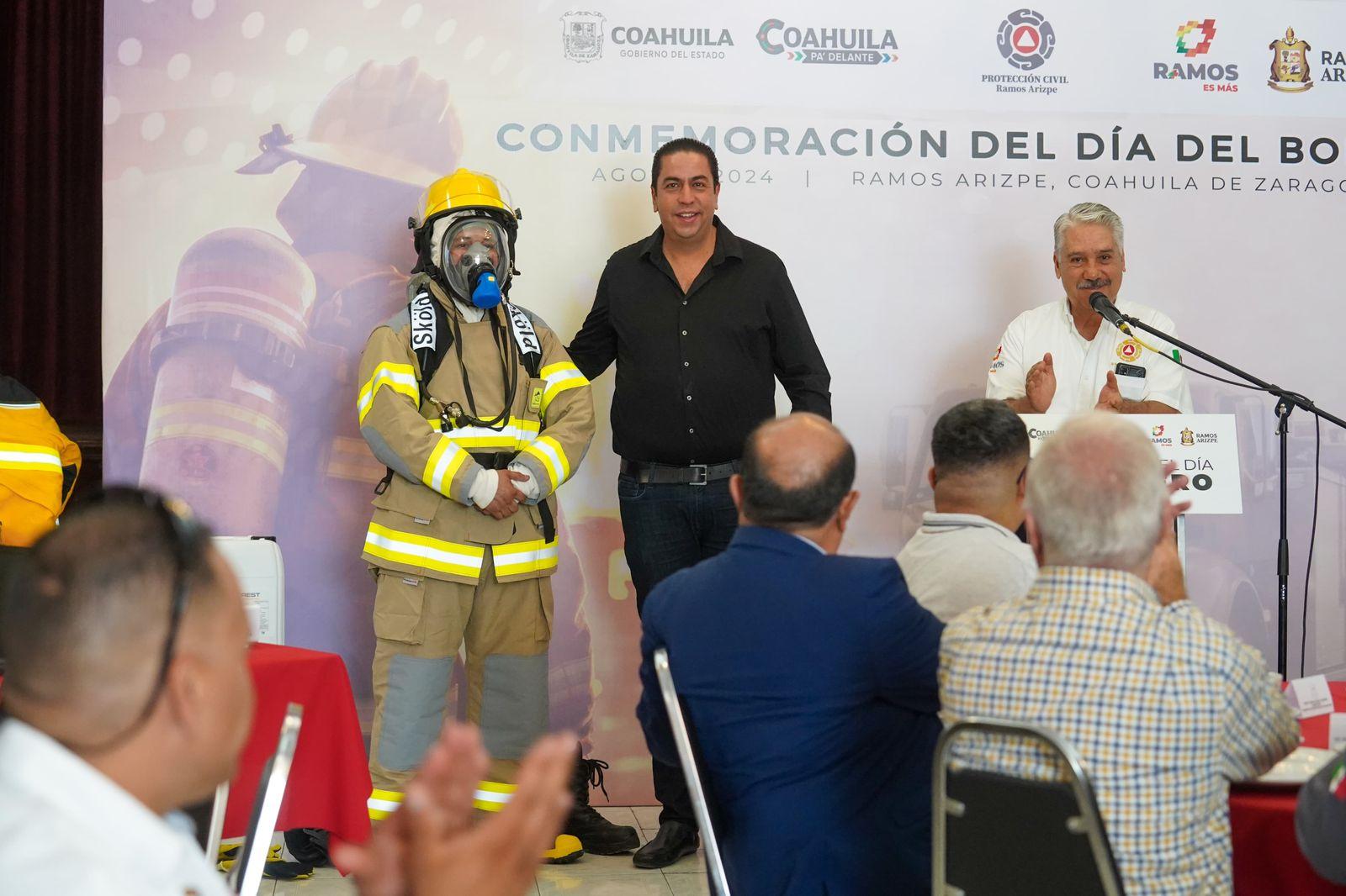 Fortalecen cuerpo de bomberos en Ramos