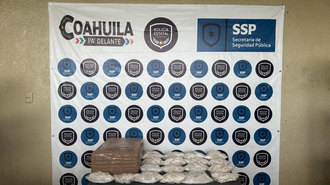 Decomisa Policía 20 kilos de droga