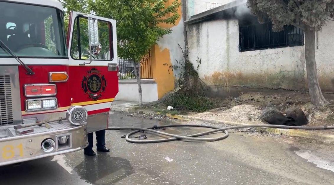 Se incendia vivienda en colonia Arboledas