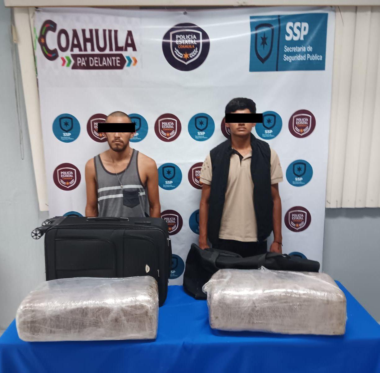 Asegura Policía Estatal 22 kilos de marihuana