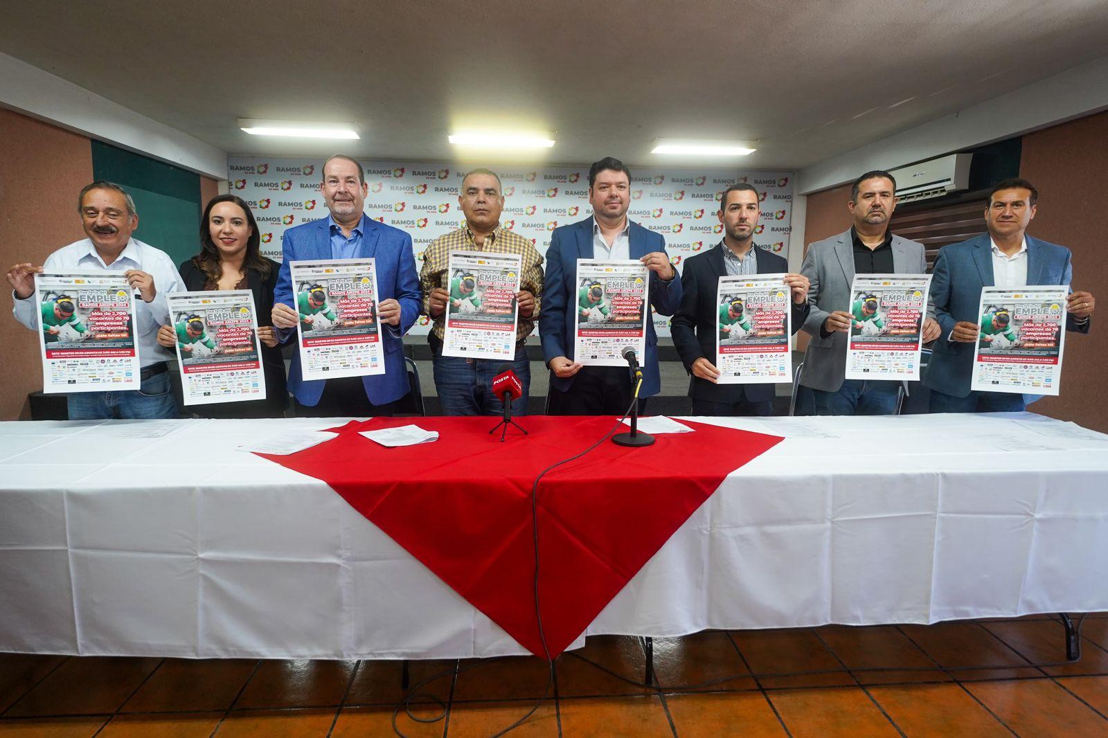 Ofertará Ramos más de 2 mil 500 vacantes