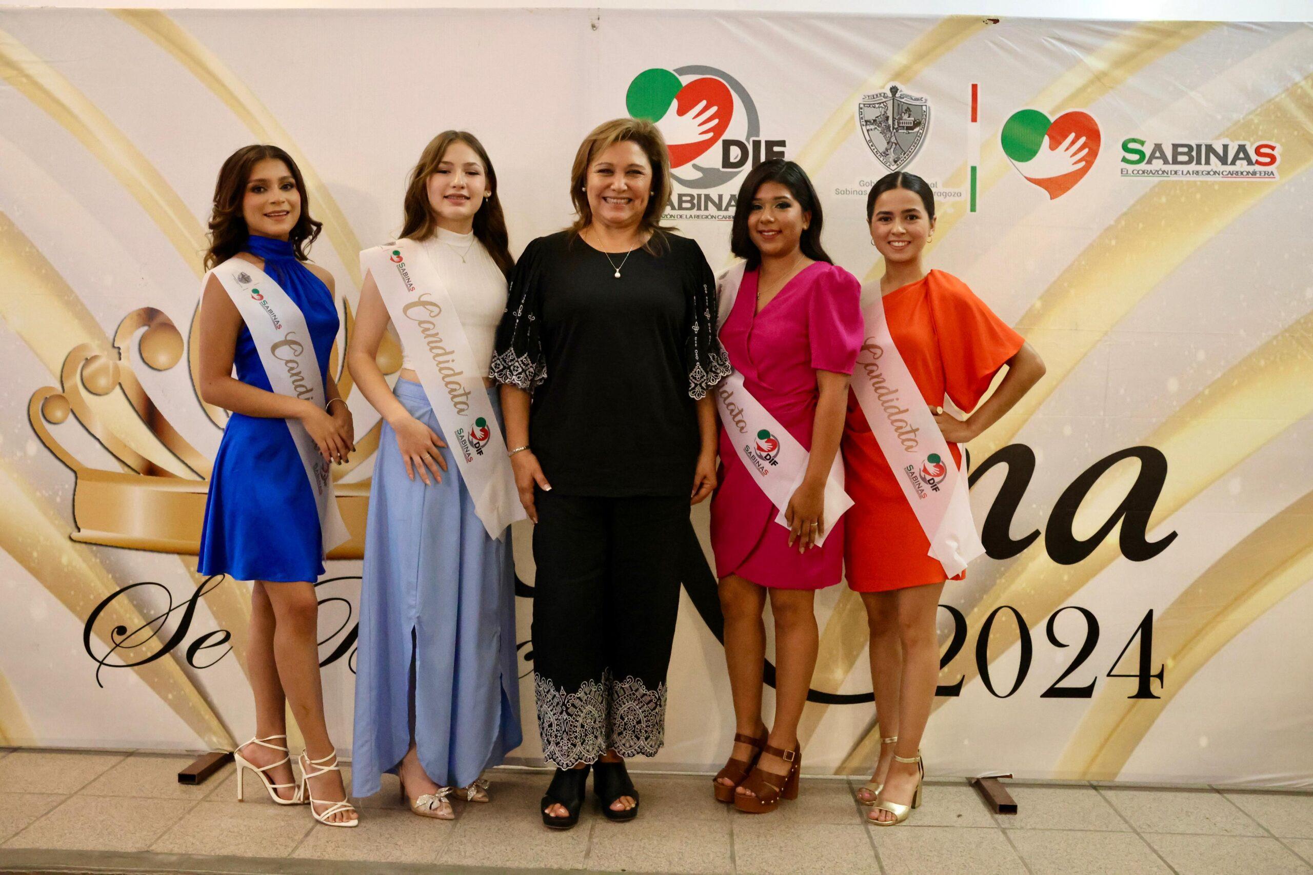 Presenta Sabinas sus candidatas a Reina