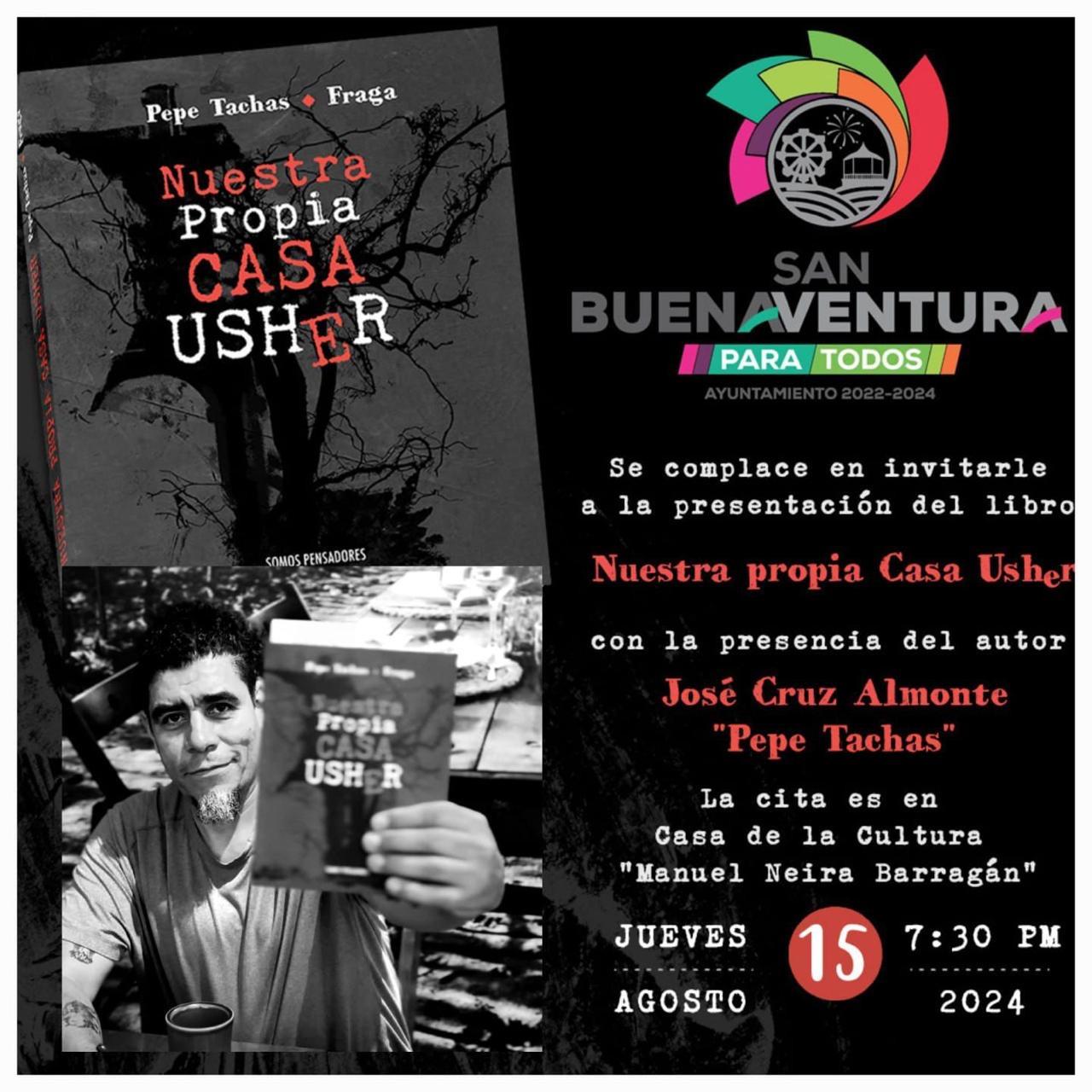 Presentarán en SB el libro de Pepe Tachas