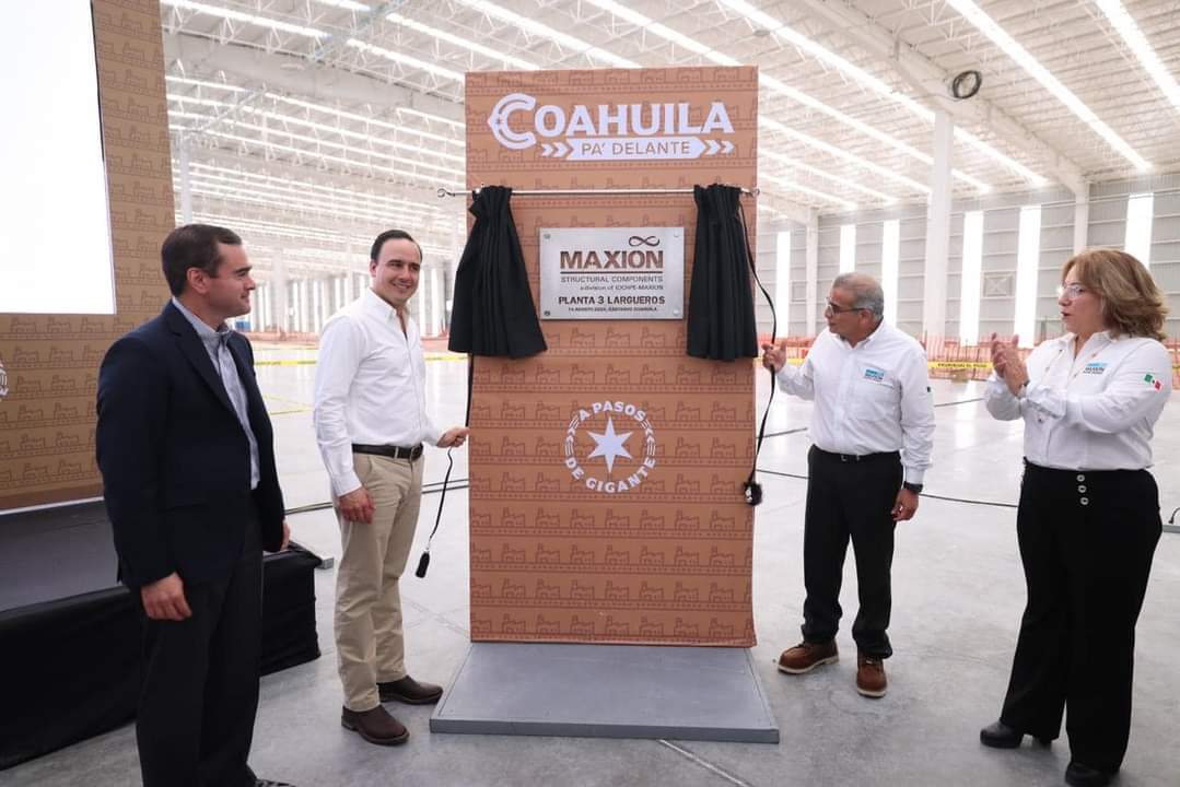 LLEGA NUEVA INVERSIÓN DE MAXION A LA REGIÓN CENTRO-DESIERTO.
