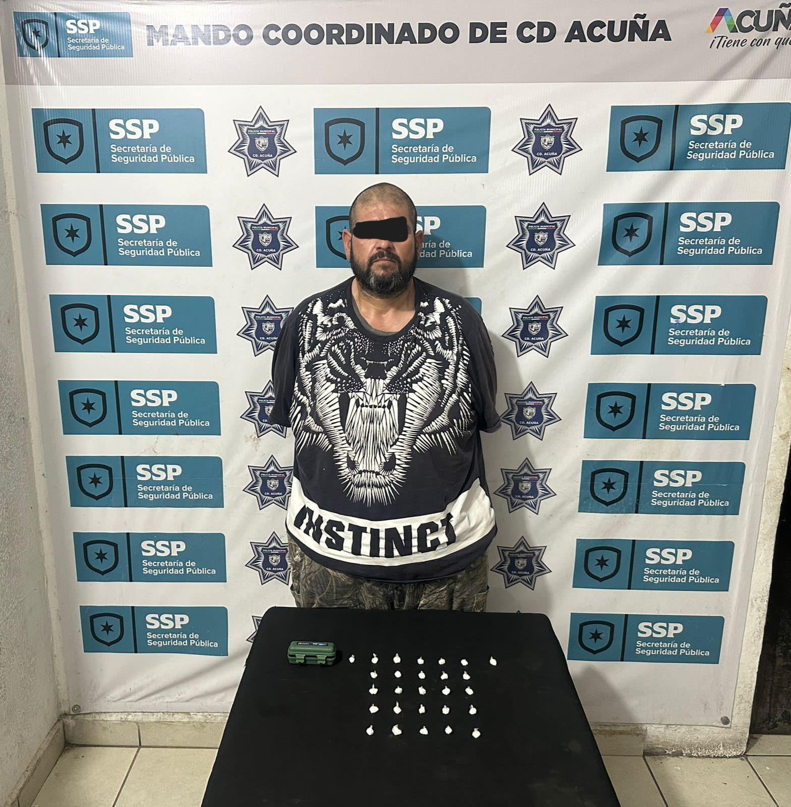 Detienen en Acuña hombre con cristal