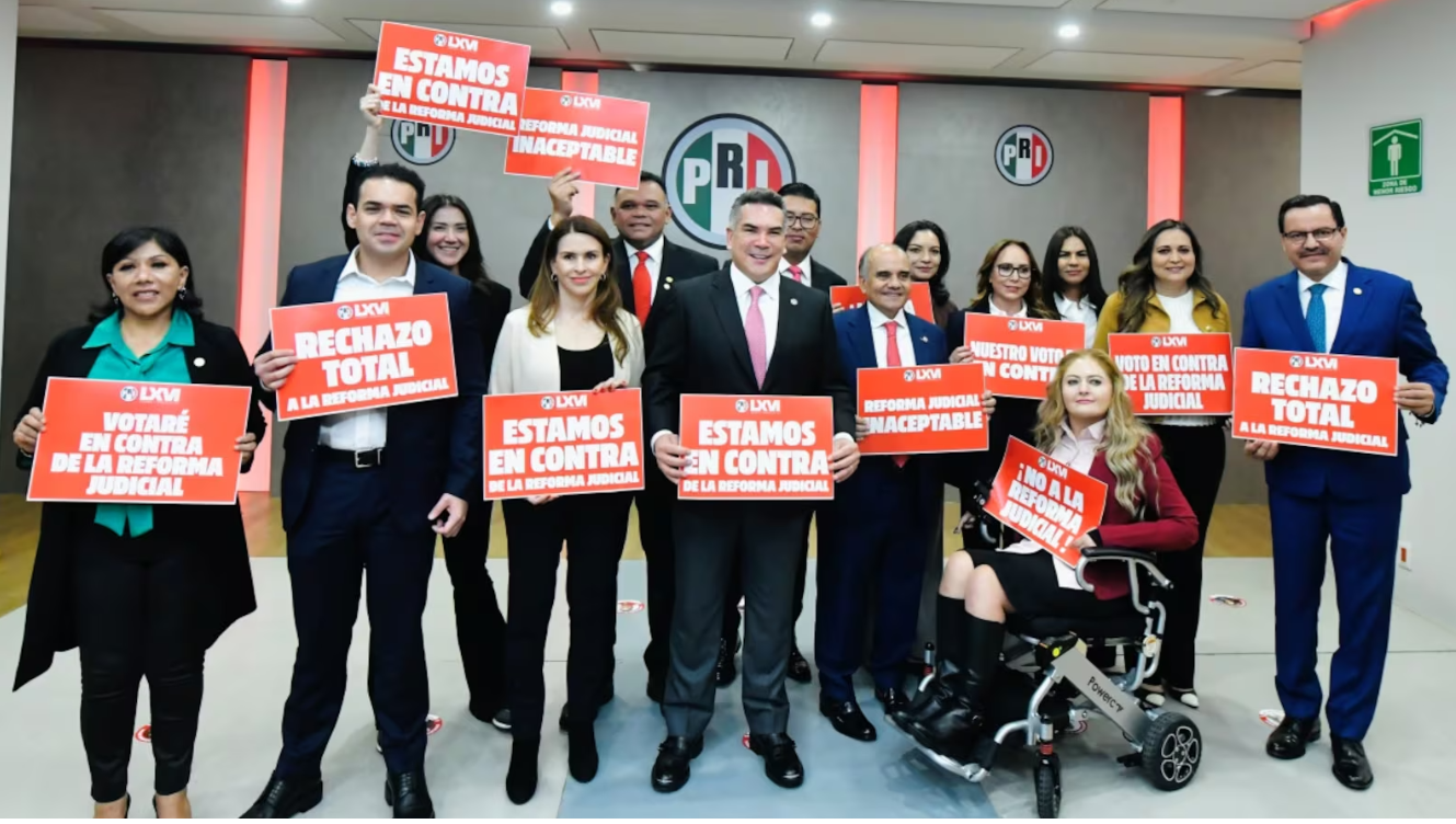 ‘El PRI no se dobla’: ‘Alito’ Moreno acusa que quieren comprarle votos para aprobar reforma judicial