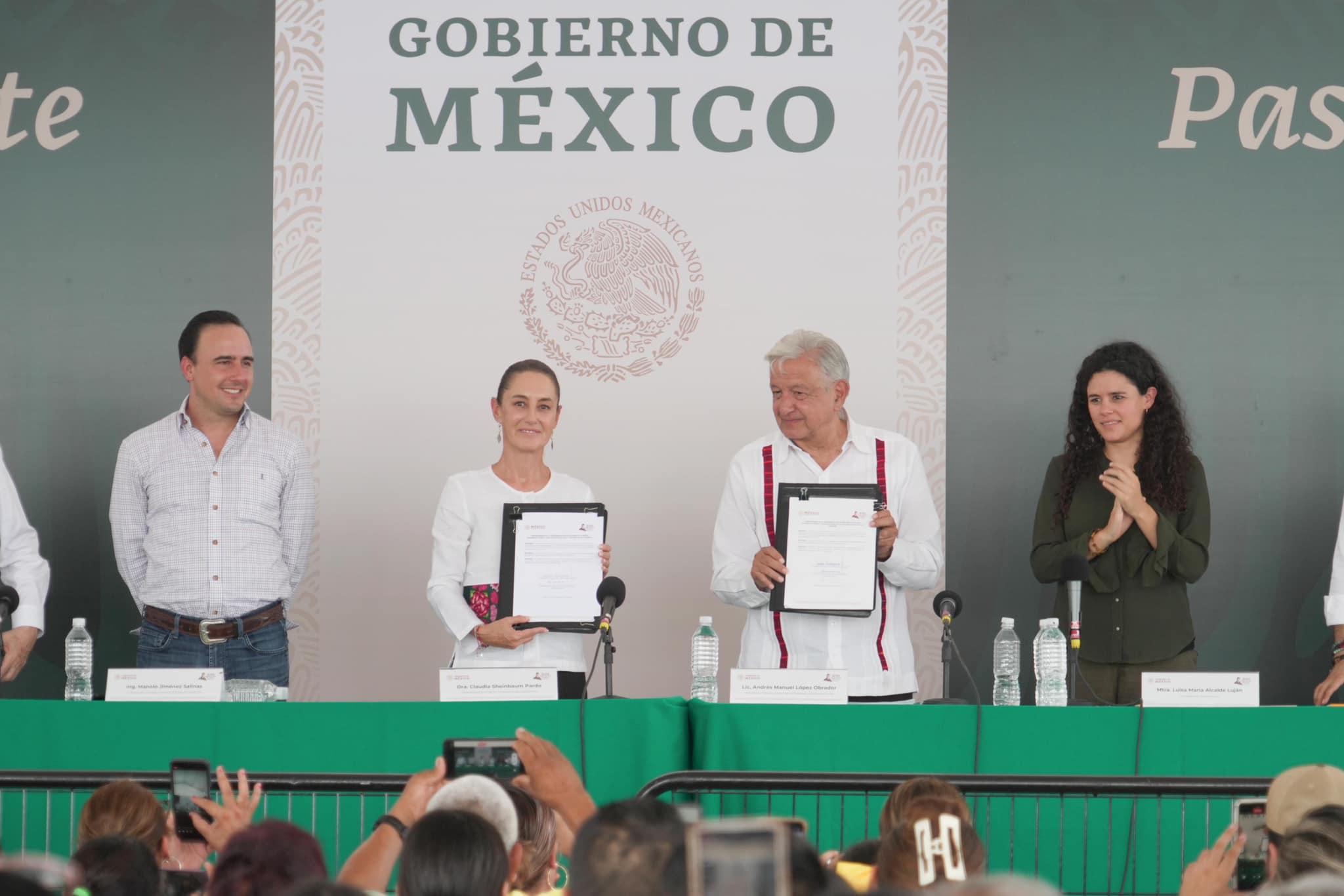 Continuará rescate de mineros; AMLO y CSP firman convenio