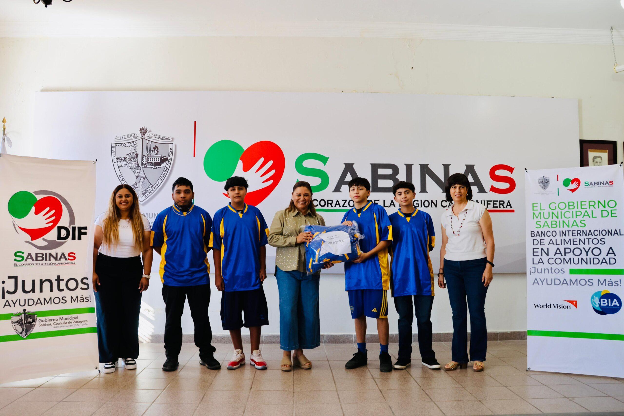 Comprometida con el deporte de Sabinas