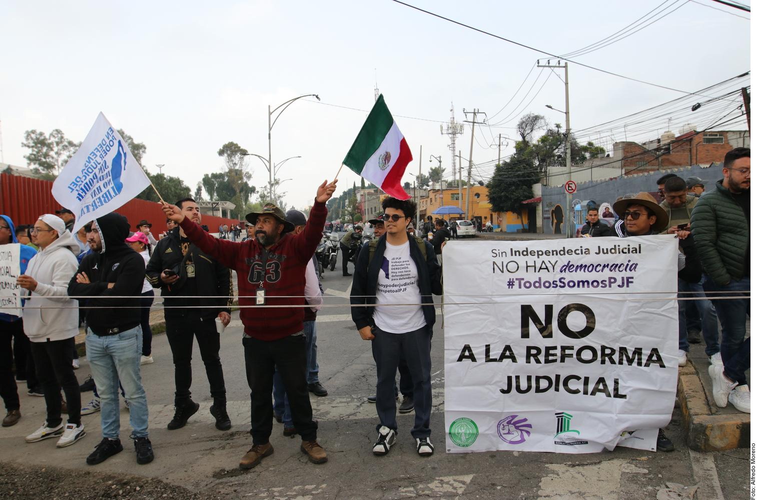 PROTESTA CONTRA REFORMA AL PJ