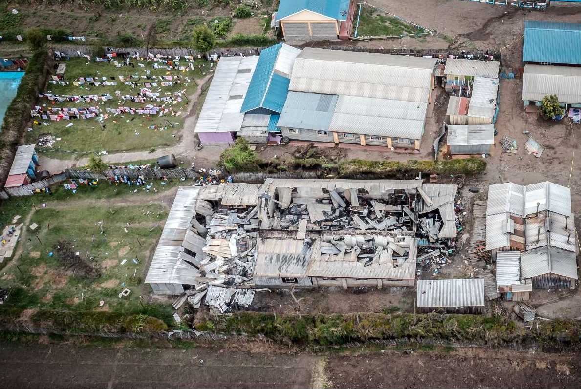 Incendio en una escuela de Kenia deja 17 niños muertos