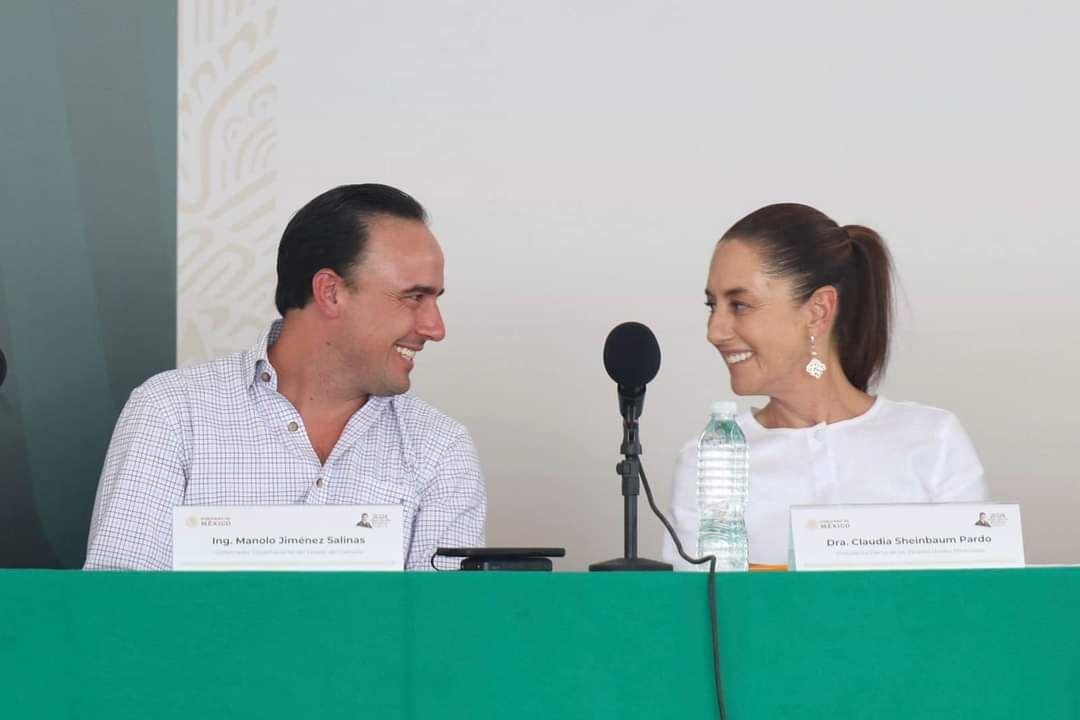 REITERAN SHEINBAUM Y MANOLO SU COMPROMISO POR COAHUILA