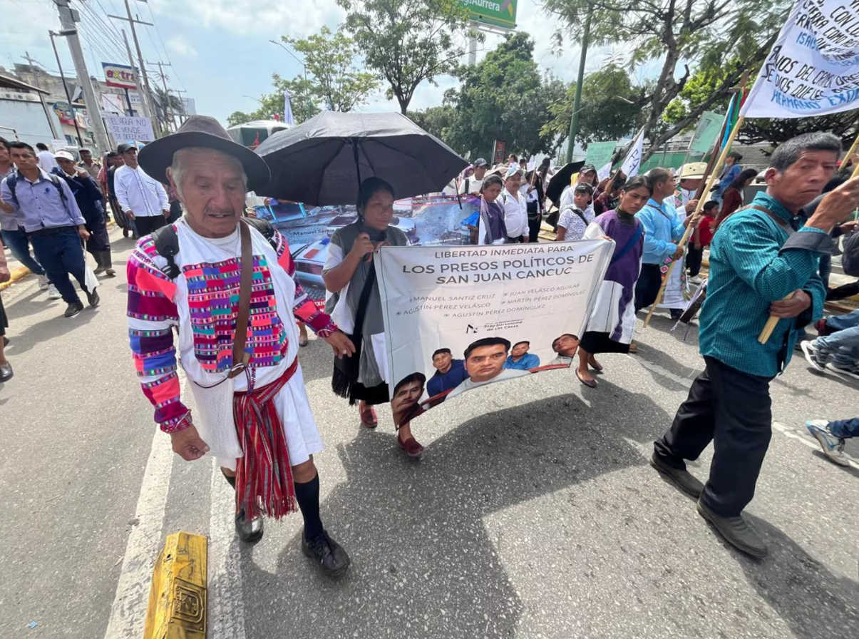 Marcha por la Paz en Chiapas: Pueblos originarios y líderes religiosos denuncian asesinatos y despojo