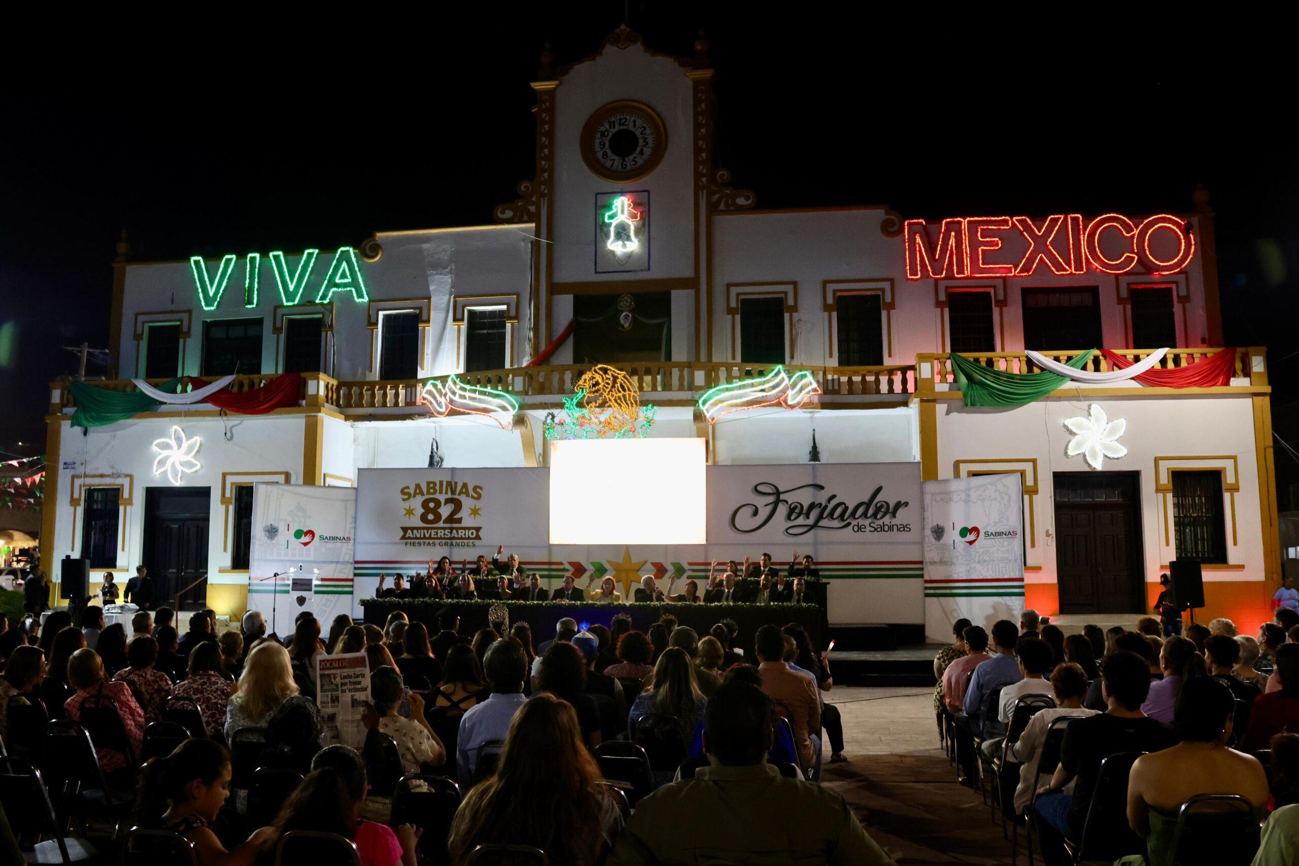 Sabinas celebra 82 años de ser ciudad