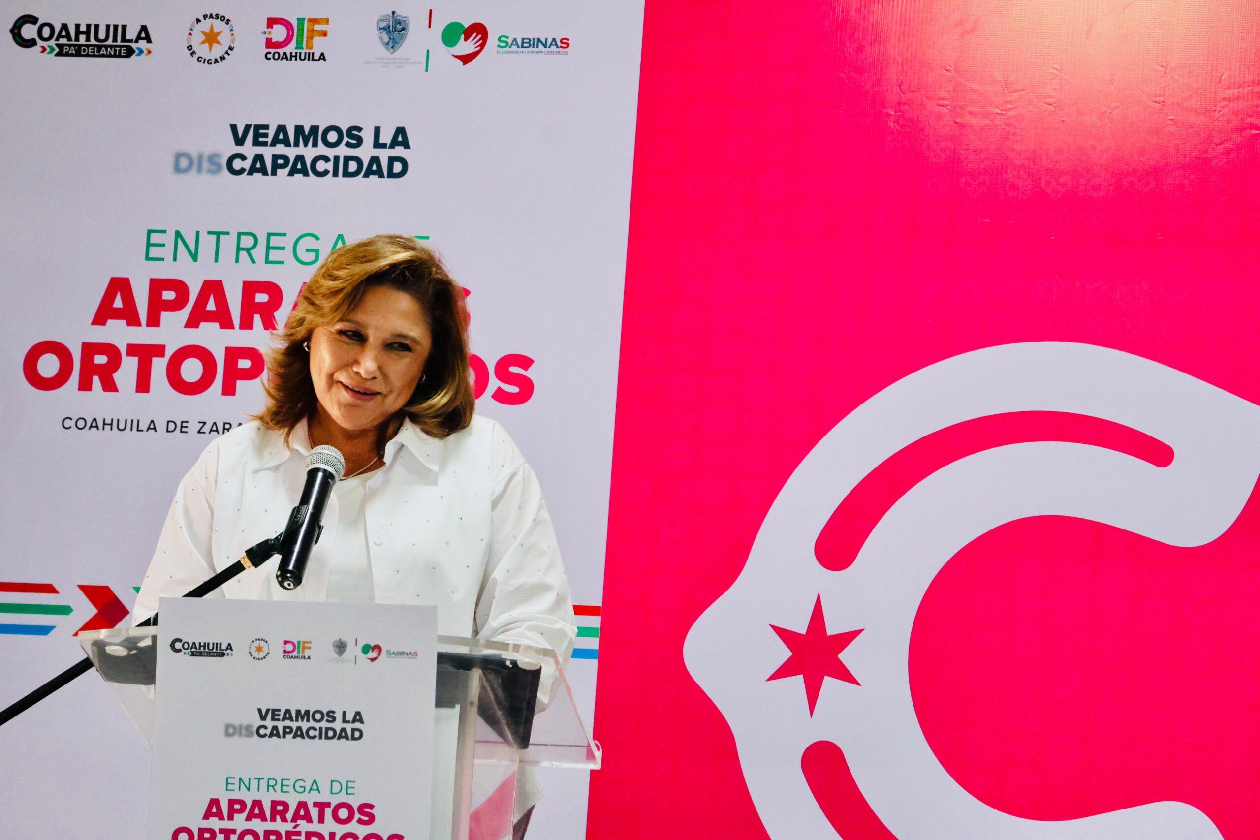 Agradece Diana Haro apoyos funcionales del DIF Coahuila
