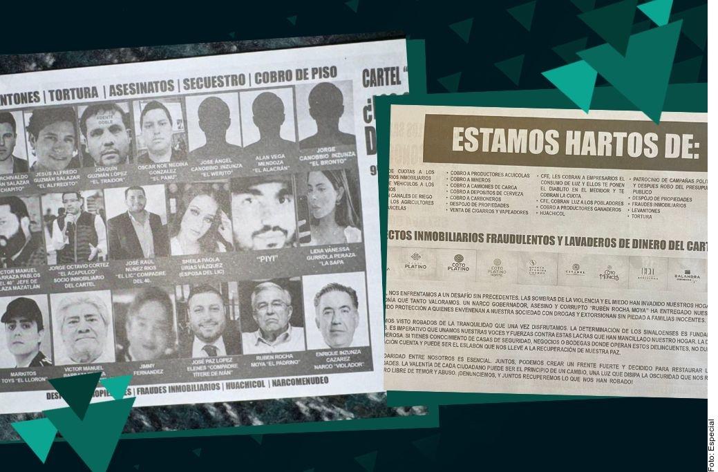 Tiran volantes contra Chapitos en Sinaloa; implican a Rocha