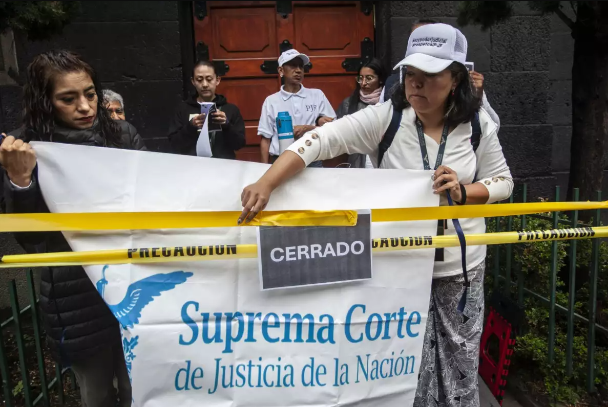 Trabajadores de la Corte se suman a paro de labores por Reforma Judicial