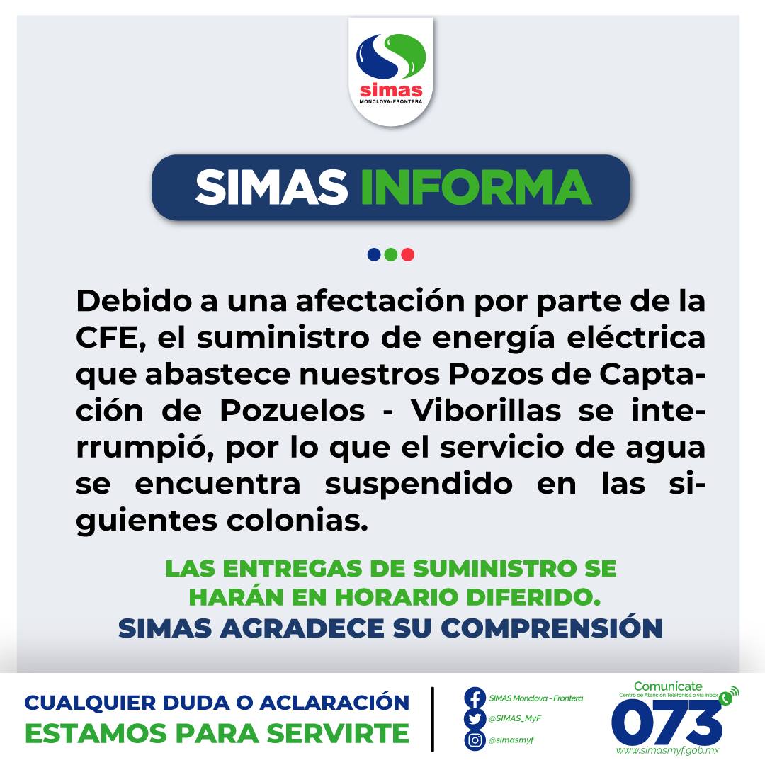 Sin agua 20 mil usuarios por suspensión eléctrica