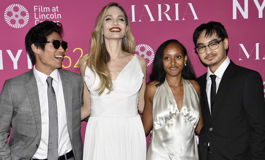 Angelina Jolie brilla en el Festival de Cine de Nueva York junto a sus hijos