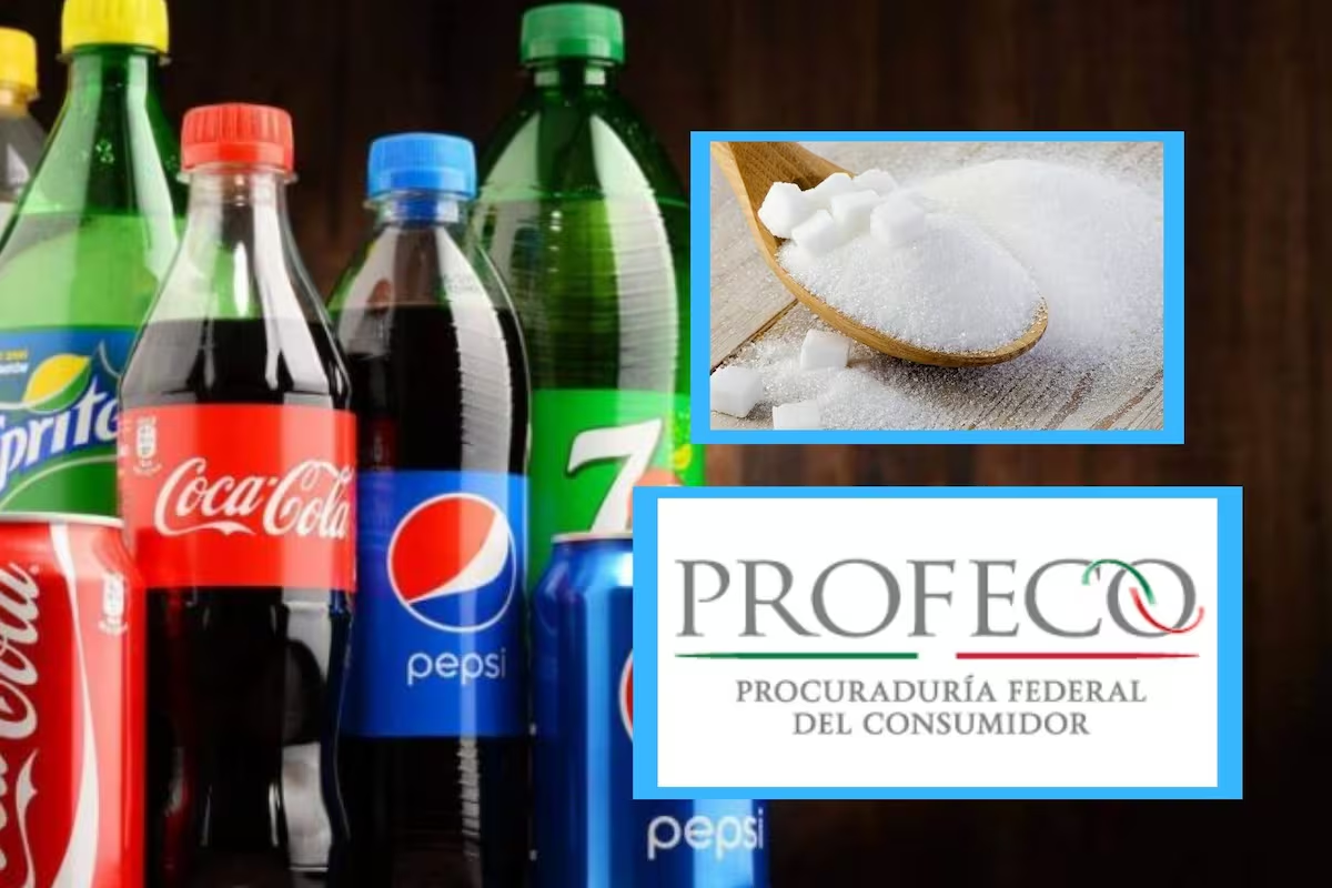 Estas son las bebidas con más azúcar en el mercado según Profeco