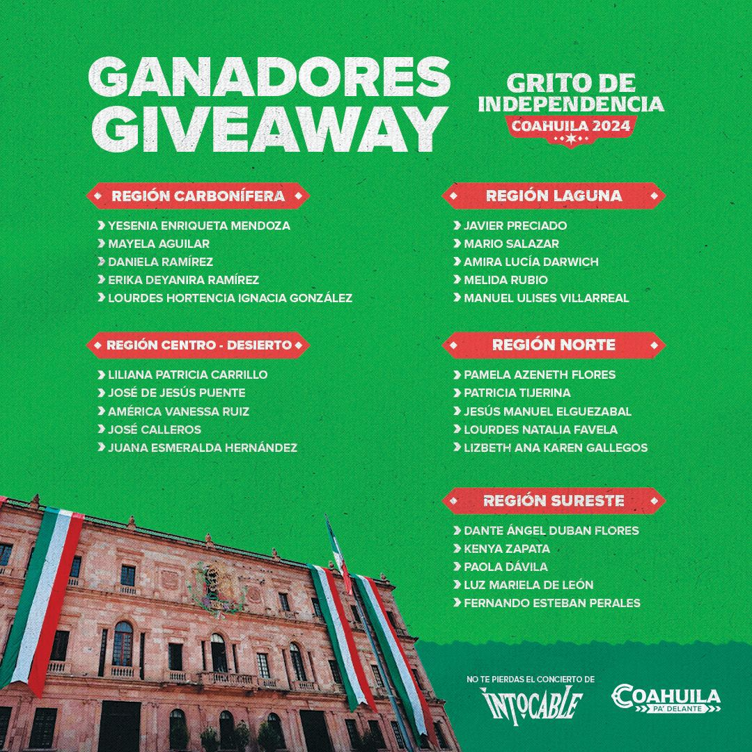 EL PRÓXIMO GRITO DE INDEPENDENCIA SERÁ, SIN DUDA, EL MÁS CIUDADANO EN LA HISTORIA DE COAHUILA: MANOLO