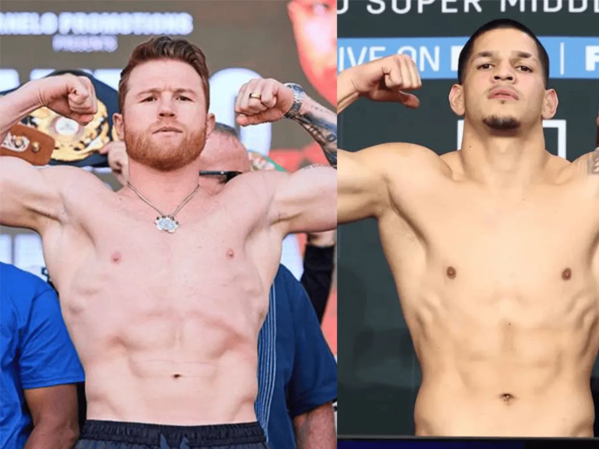 ‘Canelo’ Álvarez y Edgar Berlanga cumplen con la báscula para su pelea en Las Vegas
