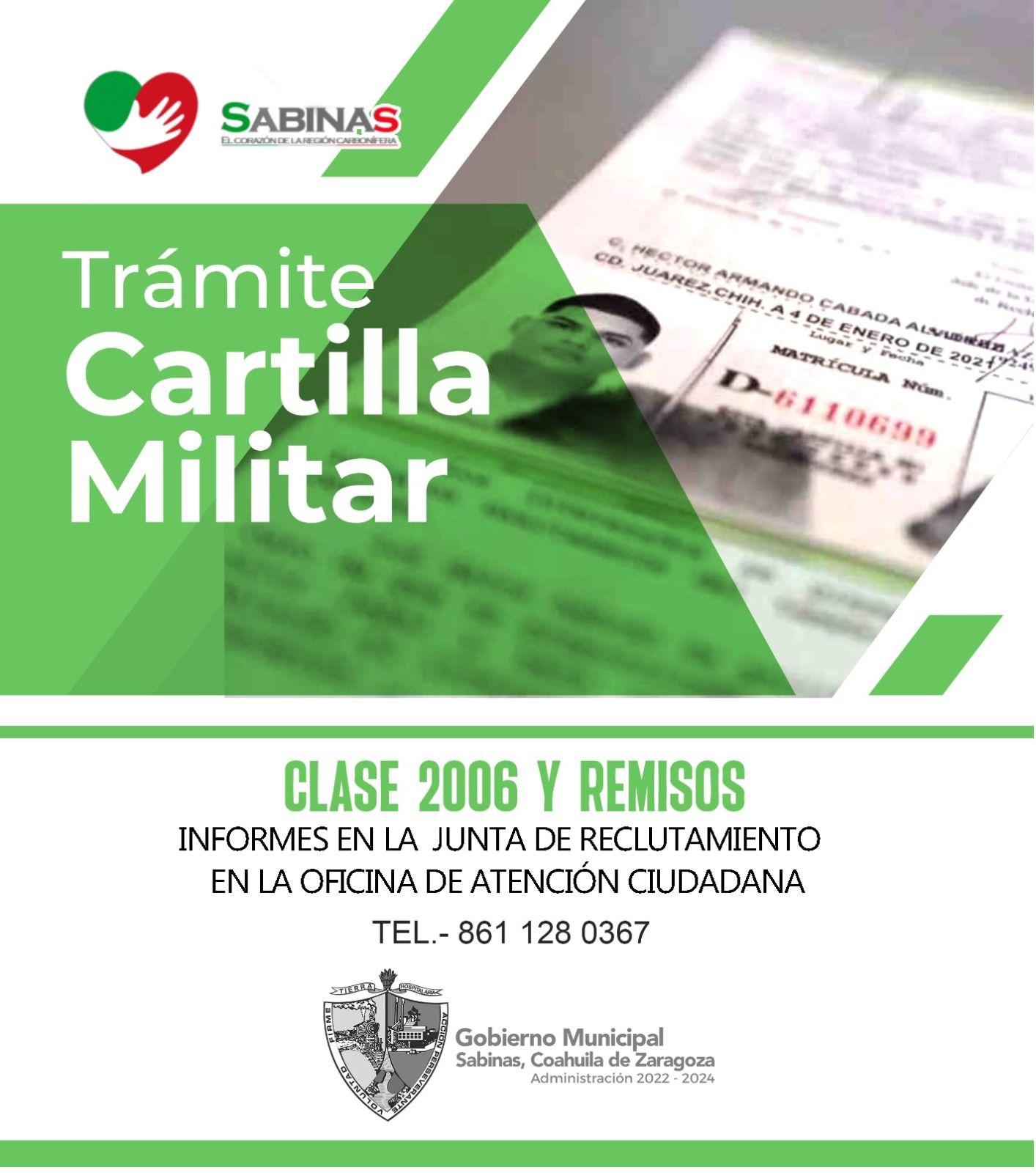 Invitan a jóvenes a tramitar cartilla
