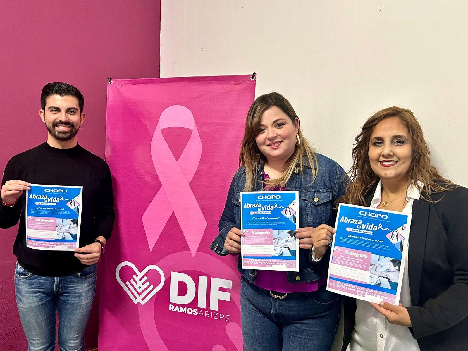 Ofrece DIF Ramos Arizpe mastografías gratuitas
