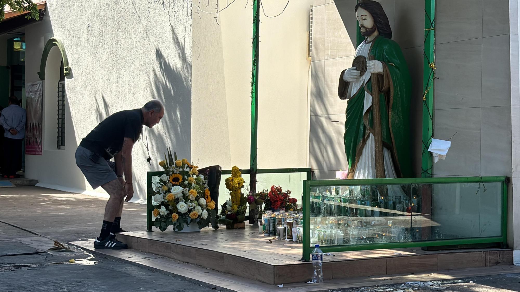 Feligreses en Culiacán manifiestan su fe a San Judas Tadeo y piden paz