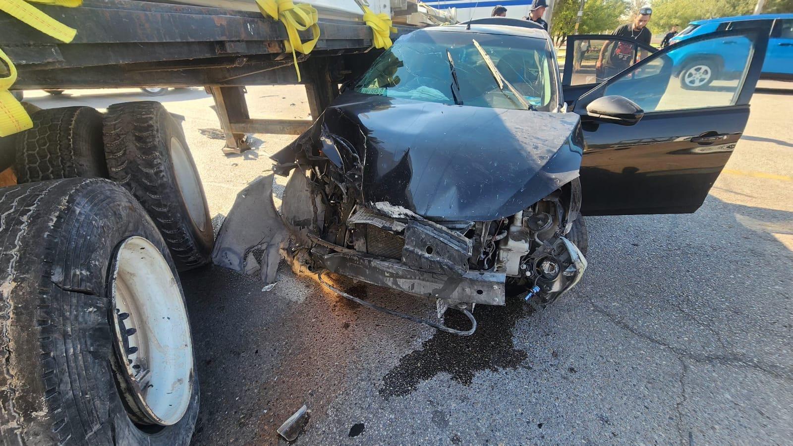 Accidente deja lesionado a sanbonense en Nava